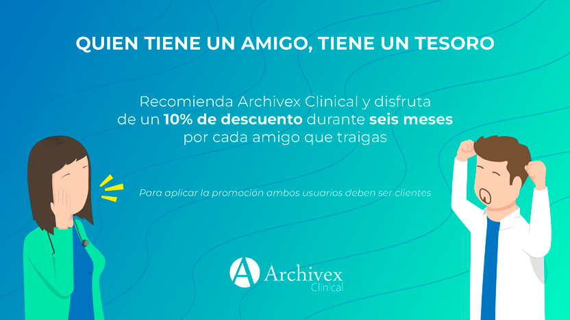 Promoción amigo Archivex Clinical