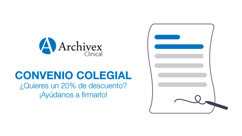 Convenio colegial en Archivex Clinical