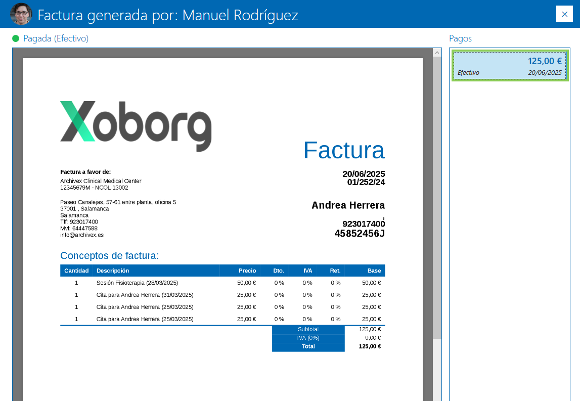 FACTURA