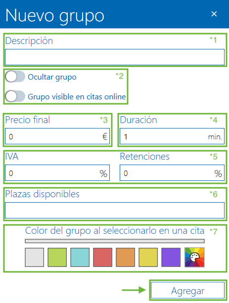 Cómo configurar un nuevo grupo en Archivex