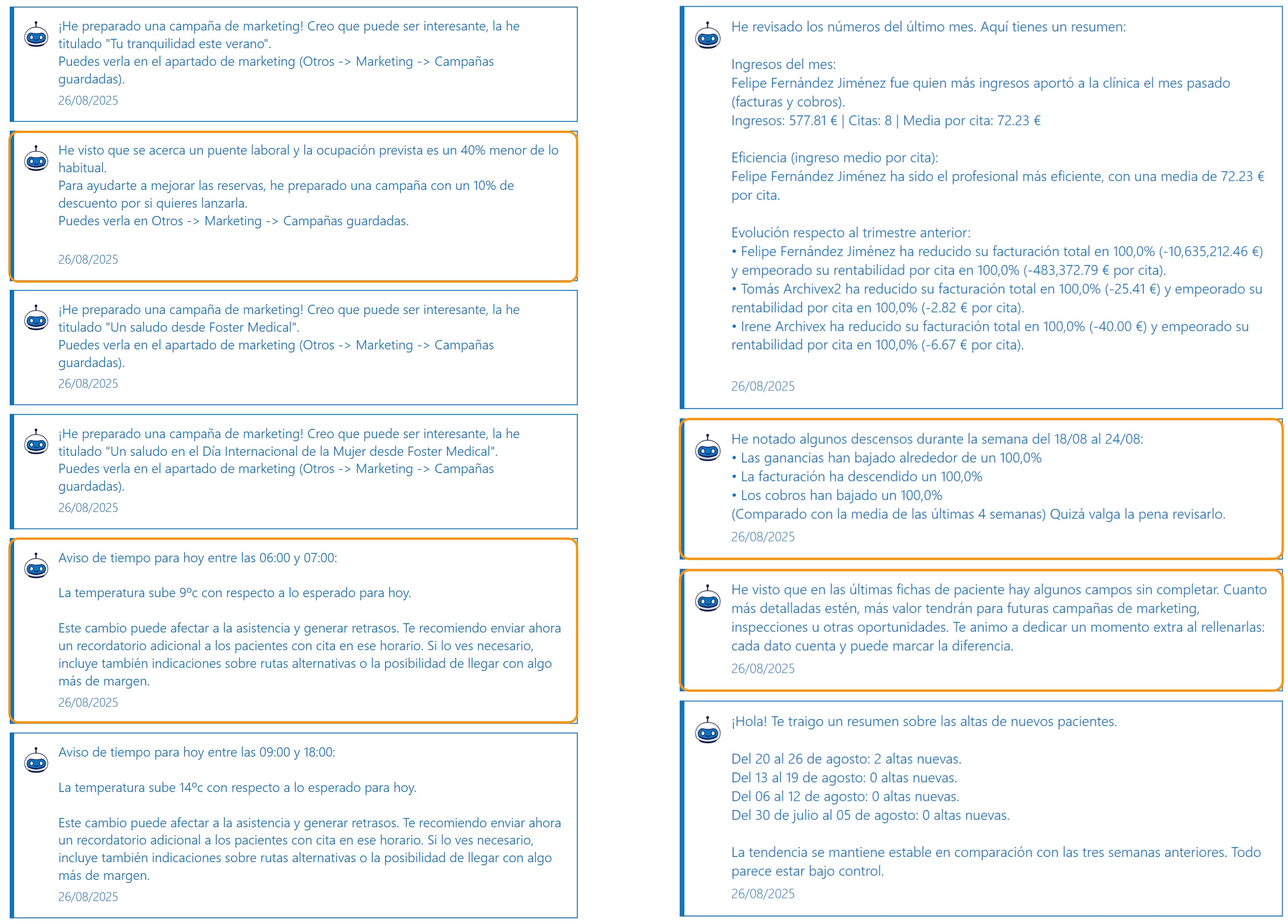 notificaciones inteligencia artificial archivex