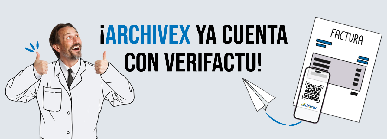 Archivex, el software de gestión clínica, que integra Verifactu